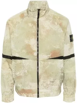 Stone Island куртка с логотипом Compass, нейтральный цвет