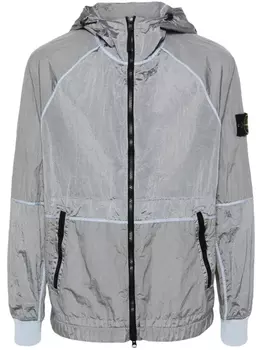 Stone Island куртка с нашивкой Compass, серый