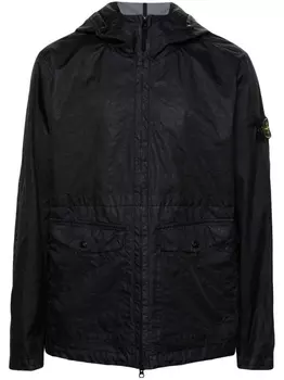 Stone Island куртка с нашивкой Compass, синий