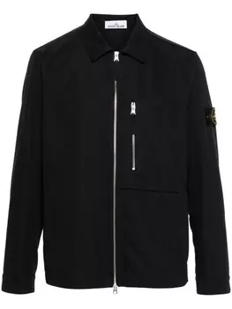 Stone Island куртка с нашивкой Compass, синий