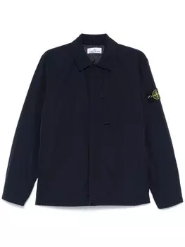 Stone Island куртка с нашивкой Compass, синий