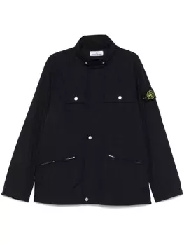 Stone Island куртка с нашивкой Compass, синий