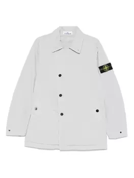 Stone Island куртка с нашивкой Compass, синий