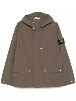 Stone Island куртка с нашивкой Compass, зеленый
