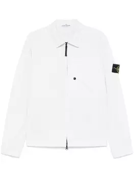 Stone Island куртка со съемными нашивками, синий