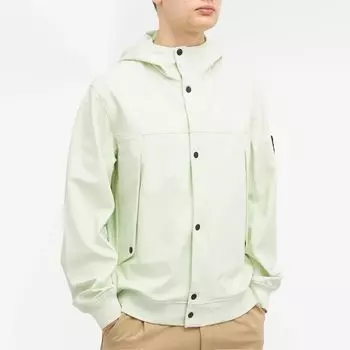 Stone Island Куртка Soft Shell-R с капюшоном, зеленый