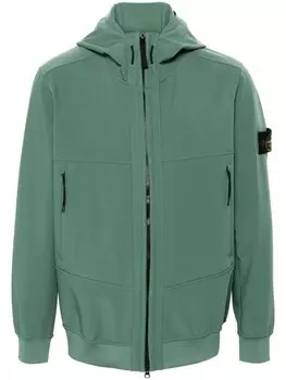 Stone Island куртка Soft Shell-R, зеленый