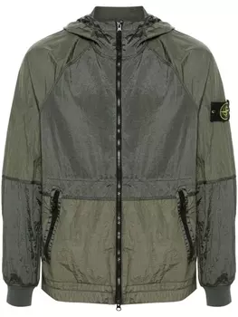 Stone Island куртка Watro-TC с капюшоном, зеленый