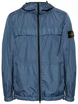 Stone Island легкая куртка с нашивкой Compass, синий