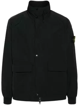 Stone Island легкая куртка с нашивкой Compass, черный