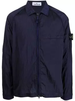 Stone Island легкая куртка с нашивкой Compass, фиолетовый