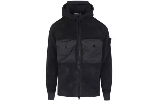 STONE ISLAND Мужская бархатная куртка, цвет Black