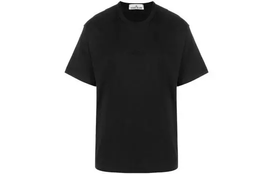 Футболка Stone Island Men с логотипом, черный