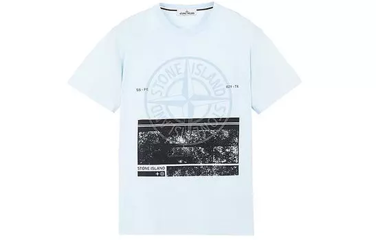 STONE ISLAND Мужская футболка, цвет Blue