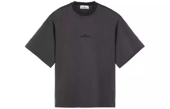 Футболка мужская Stone Island Mixed Fabric, серый