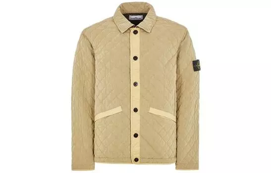 Куртка мужская Stone Island Compass-Patch, бежевый / желтый