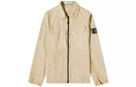 Куртка мужская Stone Island с внешними карманами, бежевый