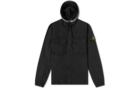 Куртка мужская Stone Island с внешними карманами, черный