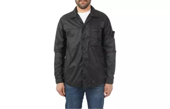 Куртка мужская Stone Island в стиле рубашки, черный