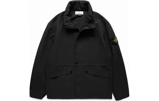 Куртка мужская Stone Island с двумя карманами, черный