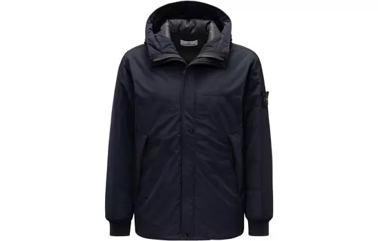 Куртка Stone Island Logo Patch мужская, черный
