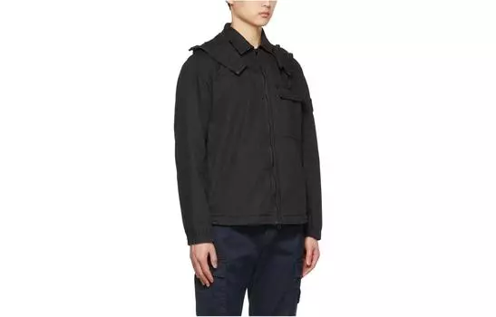 Куртка мужская Stone Island с внешним карманом, черный