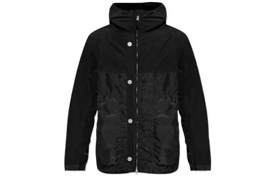 Куртка мужская Stone Island Compass-badge с капюшоном, черный