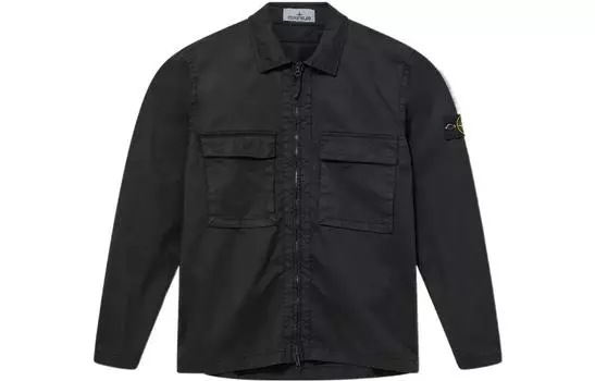 Куртка Stone Island Men с двумя карманами, черный
