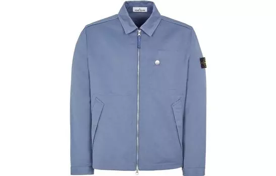 Куртка мужская Stone Island на молни, сине-фиолетовый