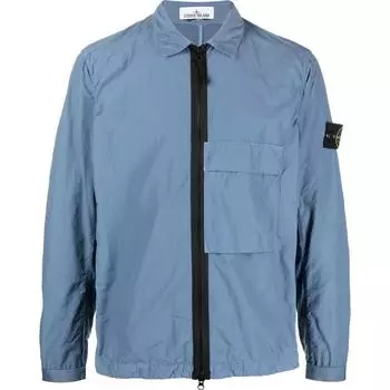 Куртка мужская Stone Island на молнии, синий / черный