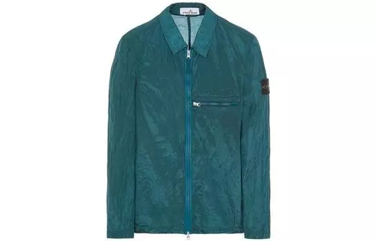 Куртка мужская Stone Island с карманом на молнии, зеленый