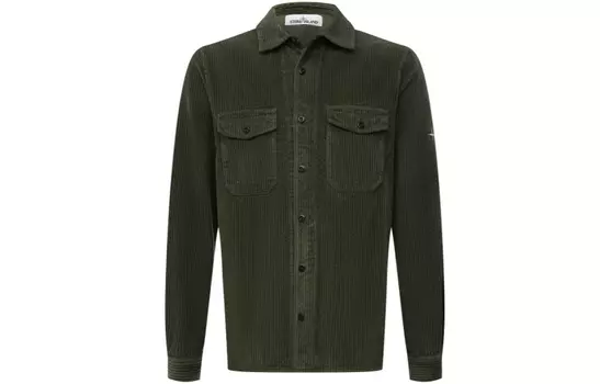 Рубашка мужская Stone Island, зеленый