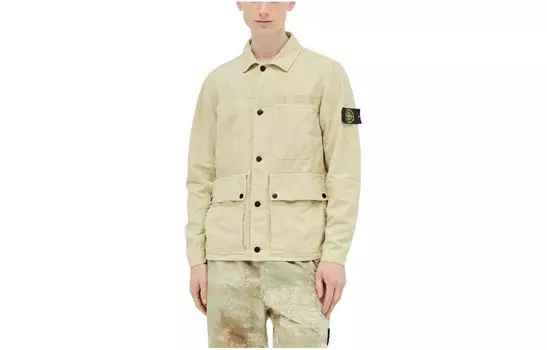 STONE ISLAND Мужская рубашка, цвет Beige