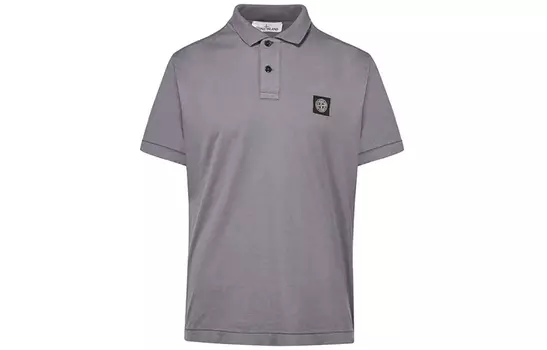 Рубашка-поло Stone Island мужская, синий / серый