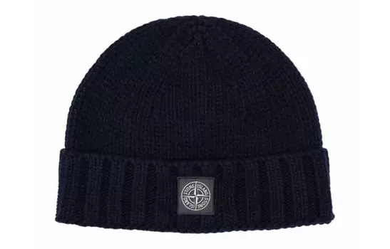 STONE ISLAND Мужская шапка-бини, Blue