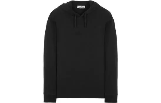 Толстовка мужская Stone Island с капюшоном, черный