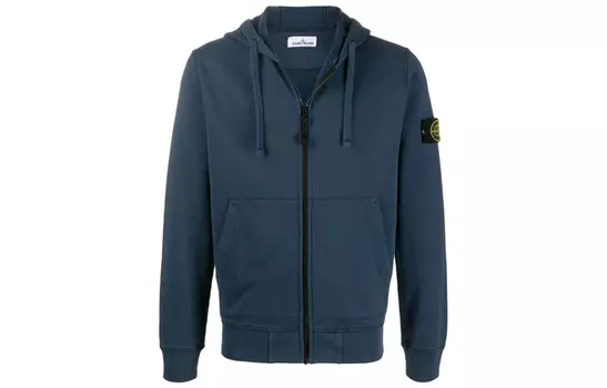 Толстовка мужская Stone Island с карманами, синий