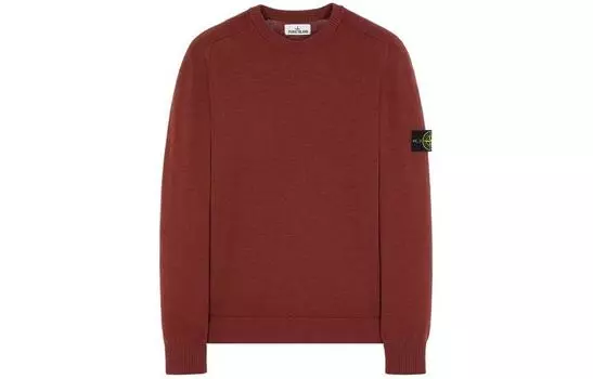 Толстовка мужская Stone Island с логотипом, коричневый