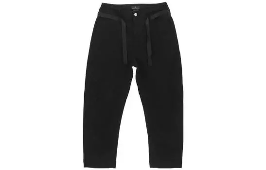 Брюки мужские Stone Island с ремнем, черный