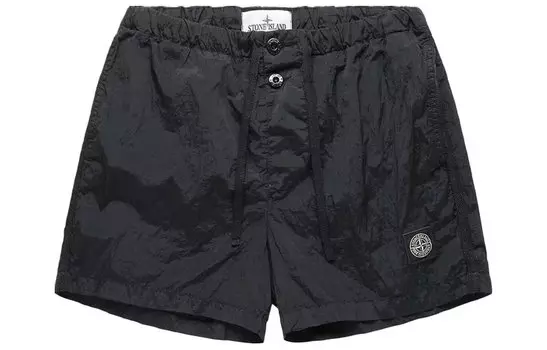 Шорты мужские Stone Island с завязками, черный