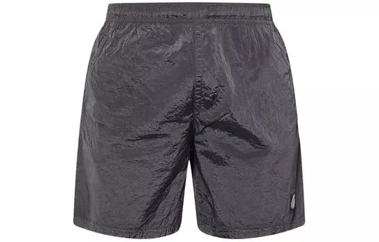 Шорты мужские Stone Island, серо-черный