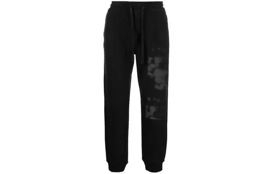 STONE ISLAND Мужские трикотажные спортивные штаны, цвет Black