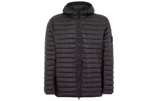 STONE ISLAND Мужской пуховик, цвет Black