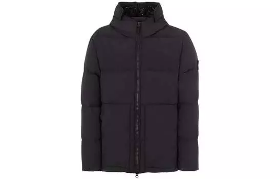 STONE ISLAND Мужской пуховик, цвет Black