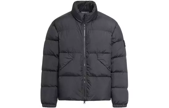 STONE ISLAND Мужской пуховик, цвет Black