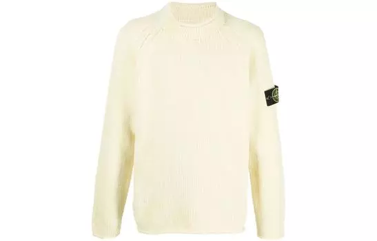 Свитер мужской Stone Island, кремовый