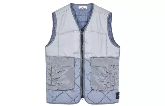Жилет мужской Stone Island, серо-синий