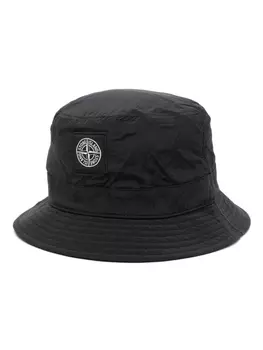 Stone Island панама с аппликацией Compass, черный