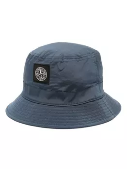 Stone Island панама с нашивкой Compass, синий