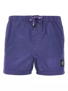 Stone Island плавки-шорты с эластичным поясом, фиолетовый